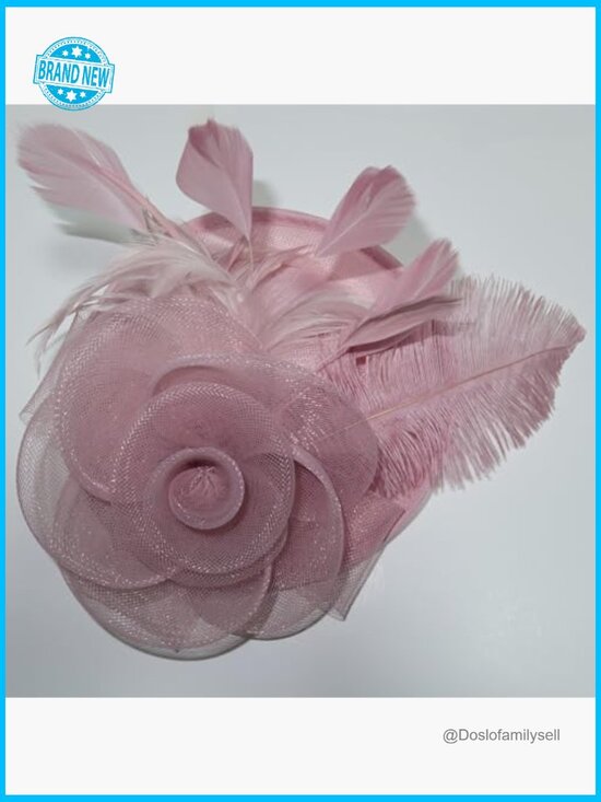 Fascinator Headband Derby Tea Party Hat Lightweight 2-in-1 Clip Cocktail